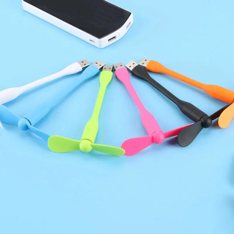 YF Tech New Style Mini Flexible Bendable USB Fan for Power Bank