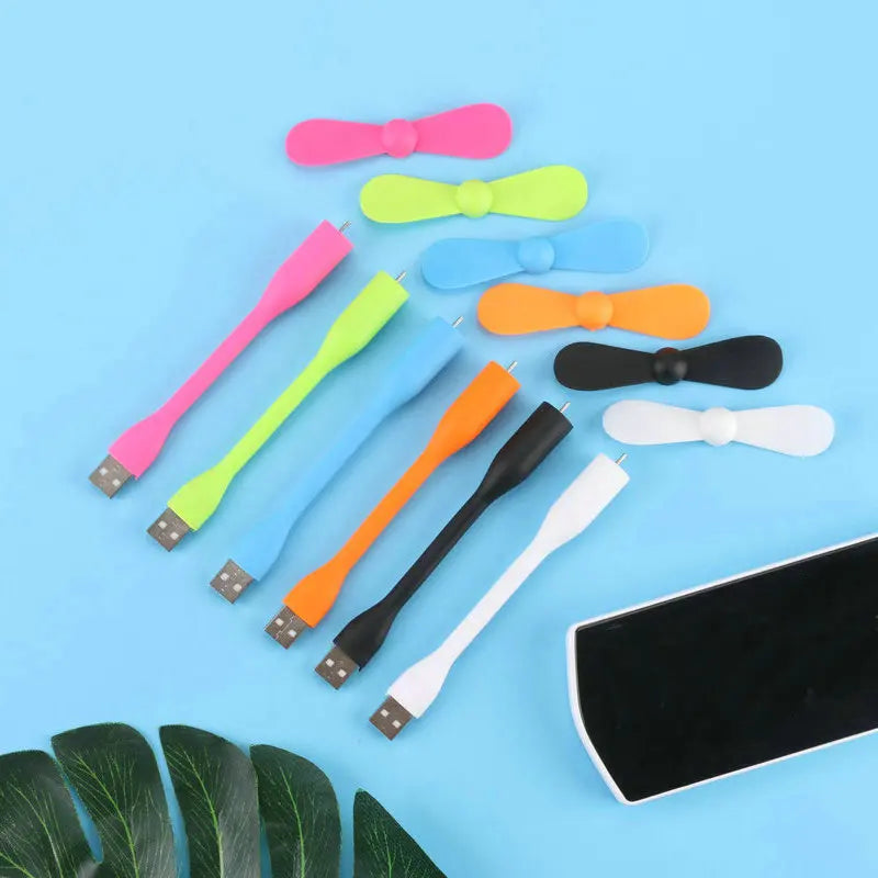 YF Tech New Style Mini Flexible Bendable USB Fan for Power Bank