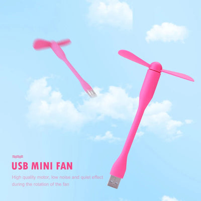 YF Tech New Style Mini Flexible Bendable USB Fan for Power Bank