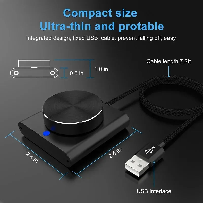 Controlador de volumen de computadora USB Altavoz multimedia para PC