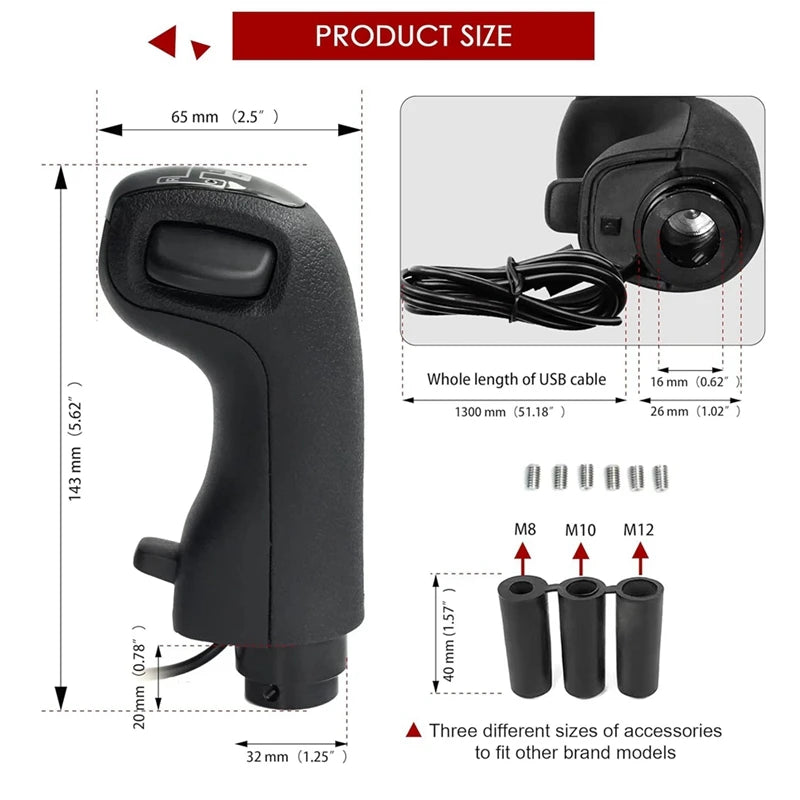 USB Simulator Shifter Gearshift