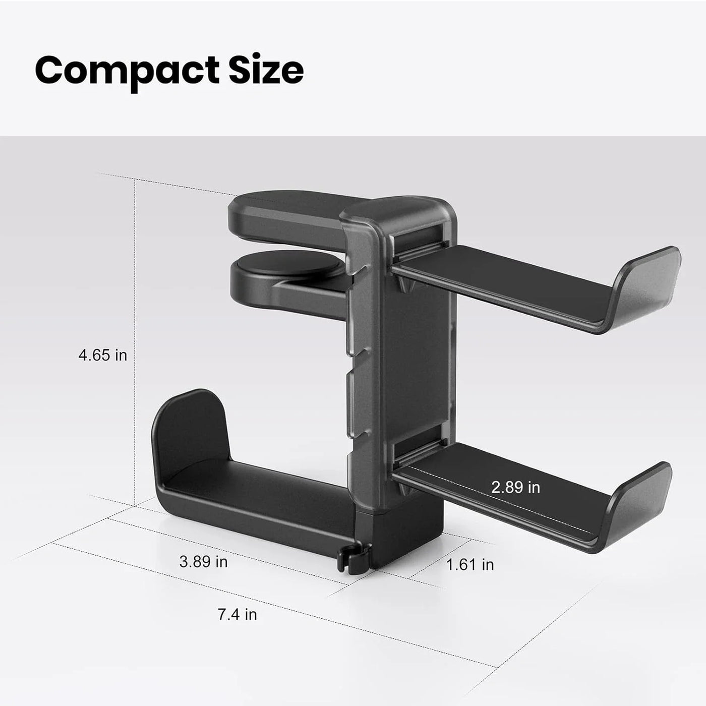 3-in-1 PC Gaming Headset&Controller Holder Headphone Stand