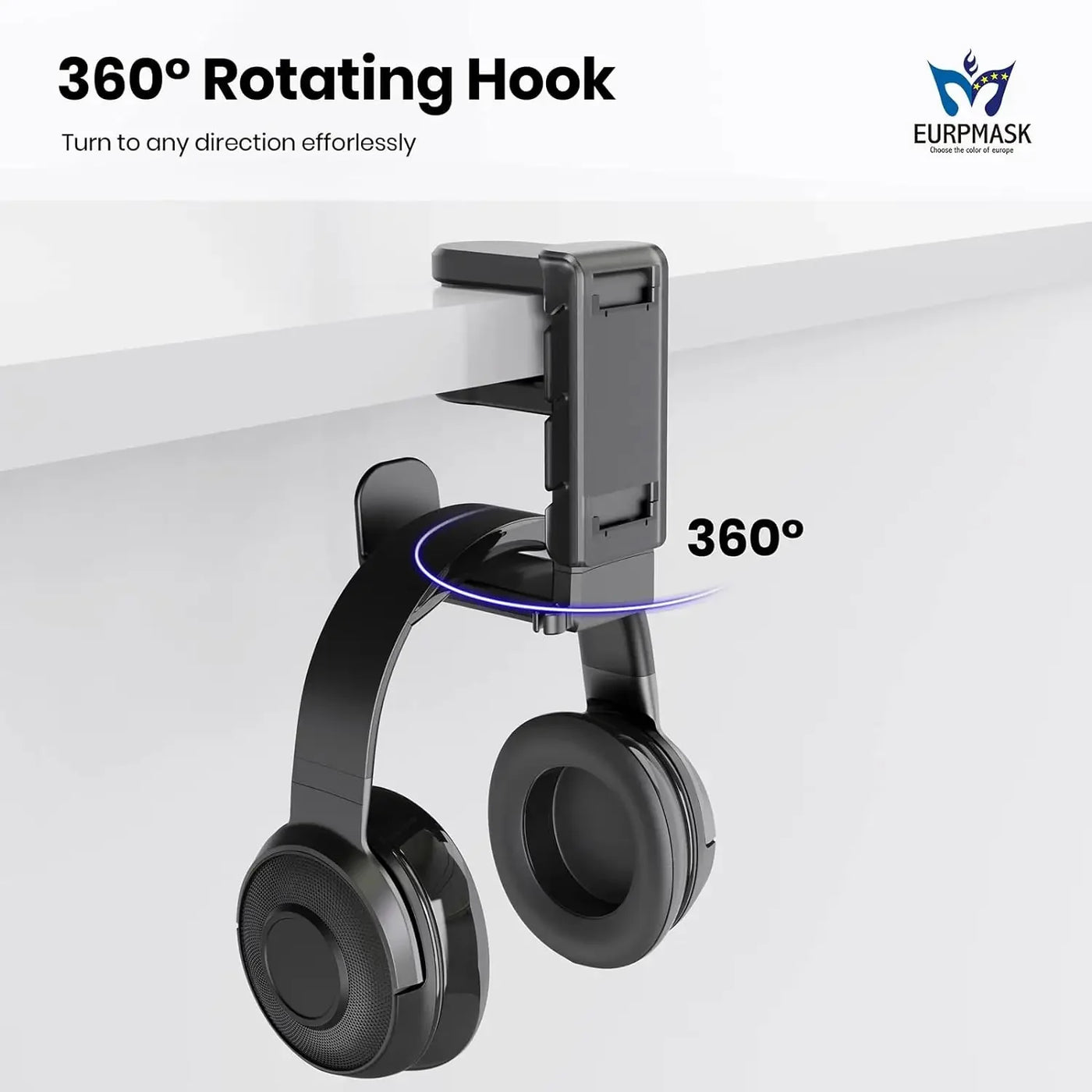 3-in-1 PC Gaming Headset&Controller Holder Headphone Stand