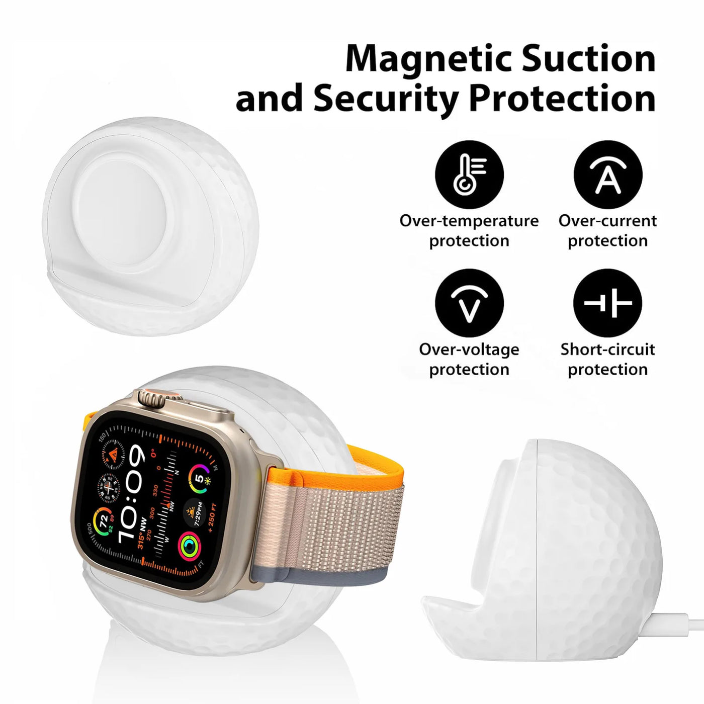 Portable Wireless Magnetic Smartwatch