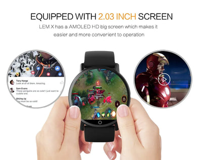 High-Tech LEMFO LEMP smart watch for Men & Women