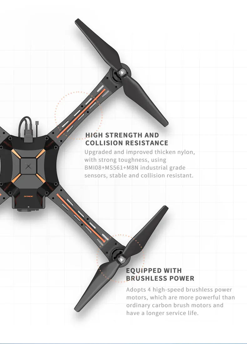 Dron de entrenamiento con retorno automático en vuelo estacionario RTF